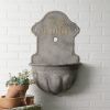 Chã¢Teau Cascade Wall Water Fountain Planter