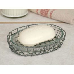 Oval Soap Dish With Glass Liner - Box Of 4