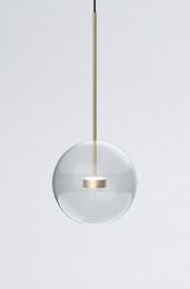 Soap Bubble Mickey Chandelier LED Living Room Bedroom Dining Room Glass (Option: 1lamp 1ball trumpet)