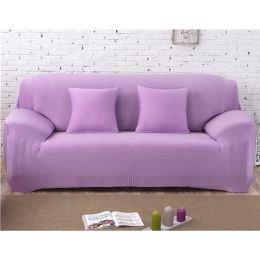 Solid Corner Sofa Covers Couch Slipcovers Elastica Material Sofa Skin Protector Cover Sofa Armchair (Option: 4-One seat)