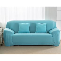 Solid Corner Sofa Covers Couch Slipcovers Elastica Material Sofa Skin Protector Cover Sofa Armchair (Option: 2-Two seat)