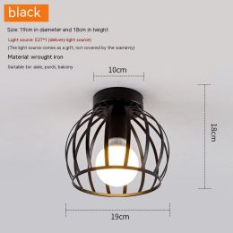 Nordic Aisle Light Simple Modern (Option: Black-White Light)