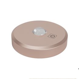LED Small Night Lamp Cabinet Light Battery (Option: 1 Lamp Rose Gold)
