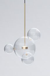 Soap Bubble Mickey Chandelier LED Living Room Bedroom Dining Room Glass (Option: 1lamp 4ball tuba)